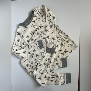 Burt’s Bees Kids Alphabet & Bee Pajama Top and Pant Set